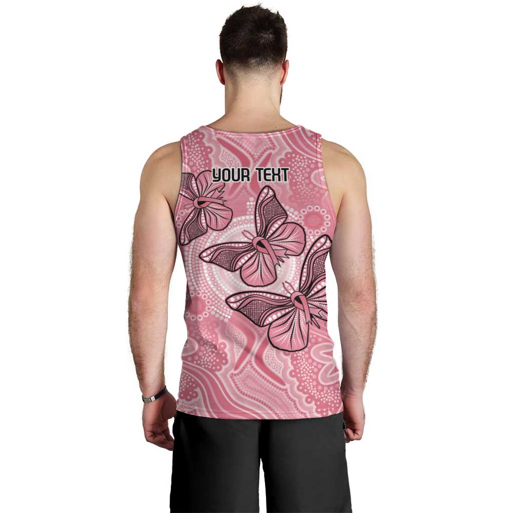 Personalized Pink Butterfly Spirit Men Tank Top Australia’s Breast Cancer Awareness - Aussie Hoodie