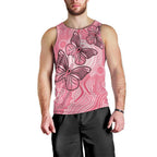 Personalized Pink Butterfly Spirit Men Tank Top Australia’s Breast Cancer Awareness - Aussie Hoodie