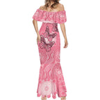 Personalized Pink Butterfly Spirit Mermaid Dress Australia’s Breast Cancer Awareness - Aussie Hoodie