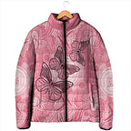 Personalized Pink Butterfly Spirit Padded Jacket Australia’s Breast Cancer Awareness - Aussie Hoodie