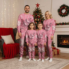 Personalized Pink Butterfly Spirit Christmas Pajama Set Australia’s Breast Cancer Awareness - Aussie Hoodie
