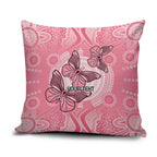 Personalized Pink Butterfly Spirit Pillow Cover Australia’s Breast Cancer Awareness - Aussie Hoodie