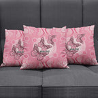 Personalized Pink Butterfly Spirit Pillow Cover Australia’s Breast Cancer Awareness - Aussie Hoodie