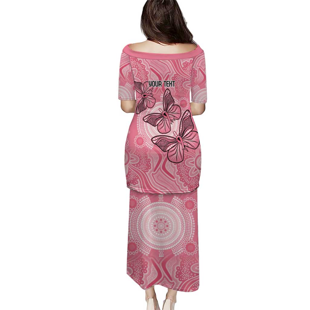 Personalized Pink Butterfly Spirit Puletasi Australia’s Breast Cancer Awareness - Aussie Hoodie
