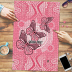 Personalized Pink Butterfly Spirit Puzzle Australia’s Breast Cancer Awareness - Aussie Hoodie