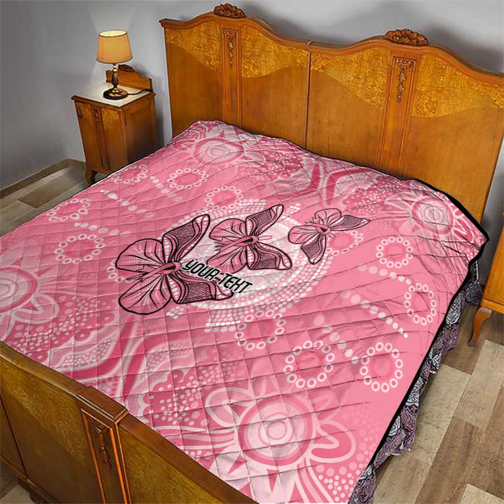 Personalized Pink Butterfly Spirit Quilt Australia’s Breast Cancer Awareness - Aussie Hoodie