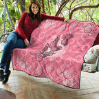 Personalized Pink Butterfly Spirit Quilt Australia’s Breast Cancer Awareness - Aussie Hoodie