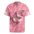 Personalized Pink Butterfly Spirit Rugby Jersey Australia’s Breast Cancer Awareness - Aussie Hoodie