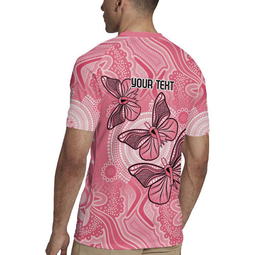 Personalized Pink Butterfly Spirit Rugby Jersey Australia’s Breast Cancer Awareness - Aussie Hoodie