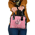 Personalized Pink Butterfly Spirit Shoulder Handbag Australia’s Breast Cancer Awareness - Aussie Hoodie
