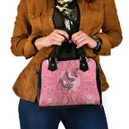 Personalized Pink Butterfly Spirit Shoulder Handbag Australia’s Breast Cancer Awareness - Aussie Hoodie