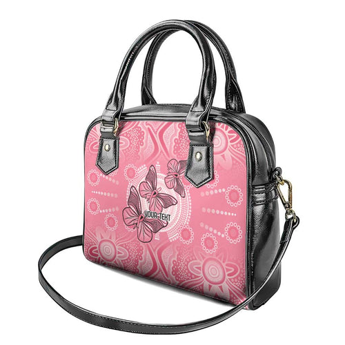 Personalized Pink Butterfly Spirit Shoulder Handbag Australia’s Breast Cancer Awareness - Aussie Hoodie