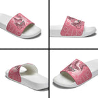 Personalized Pink Butterfly Spirit Slide Sandals Australia’s Breast Cancer Awareness - Aussie Hoodie