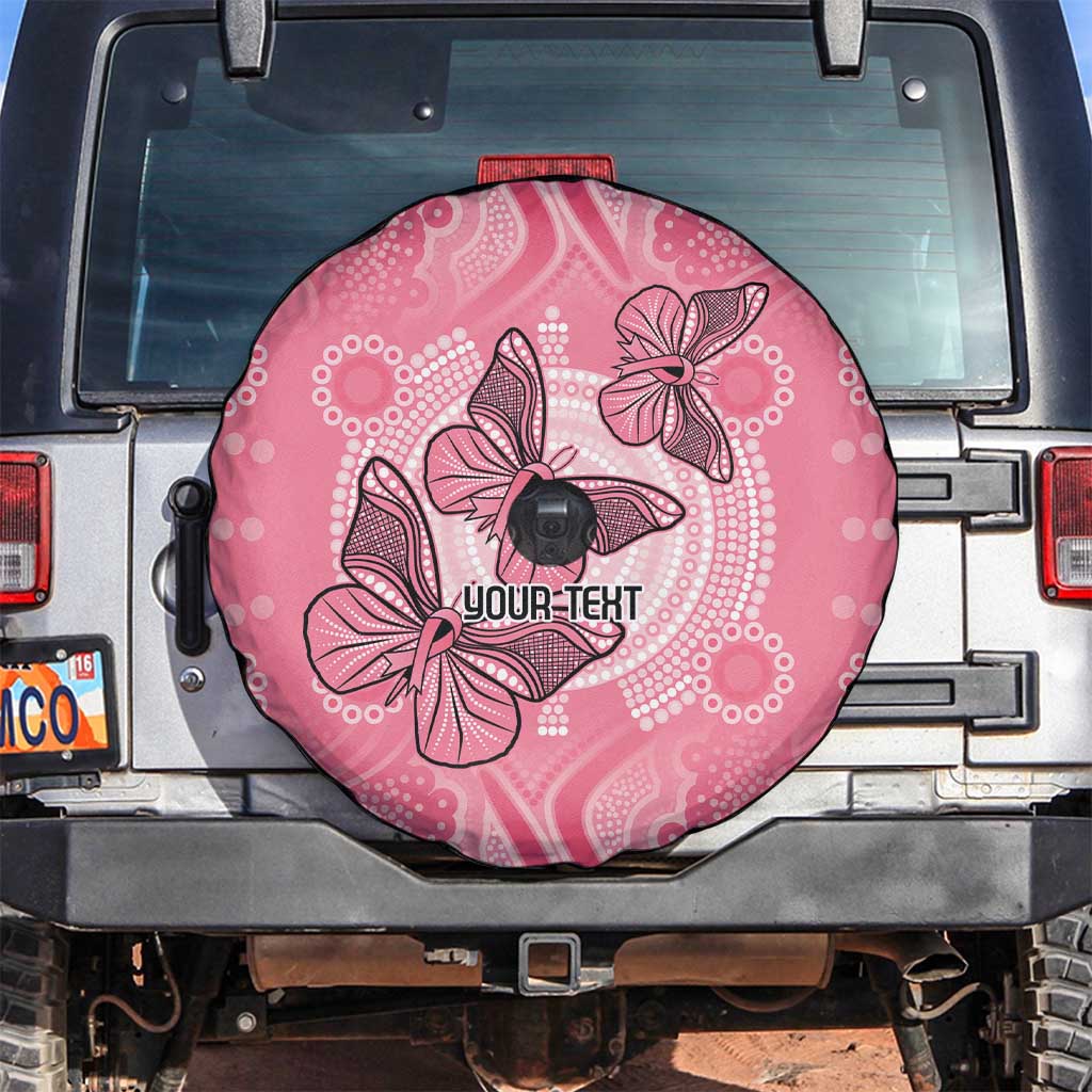 Personalized Pink Butterfly Spirit Spare Tire Cover Australia’s Breast Cancer Awareness - Aussie Hoodie