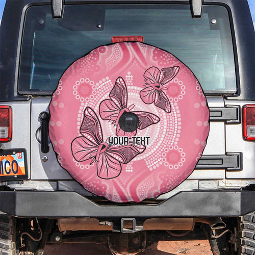 Personalized Pink Butterfly Spirit Spare Tire Cover Australia’s Breast Cancer Awareness - Aussie Hoodie