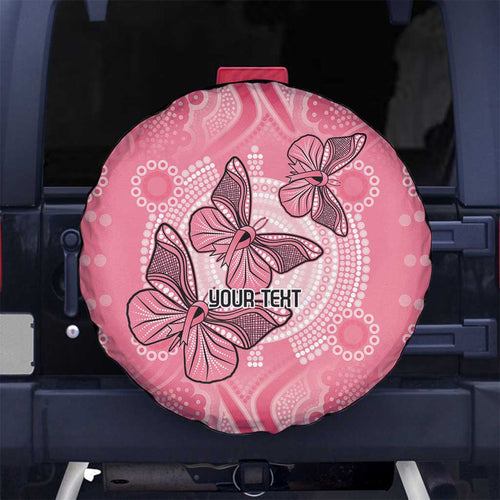 Personalized Pink Butterfly Spirit Spare Tire Cover Australia’s Breast Cancer Awareness - Aussie Hoodie