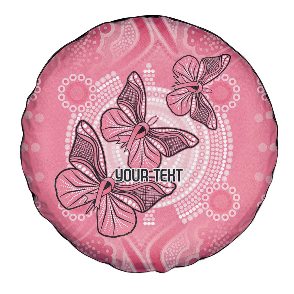 Personalized Pink Butterfly Spirit Spare Tire Cover Australia’s Breast Cancer Awareness - Aussie Hoodie