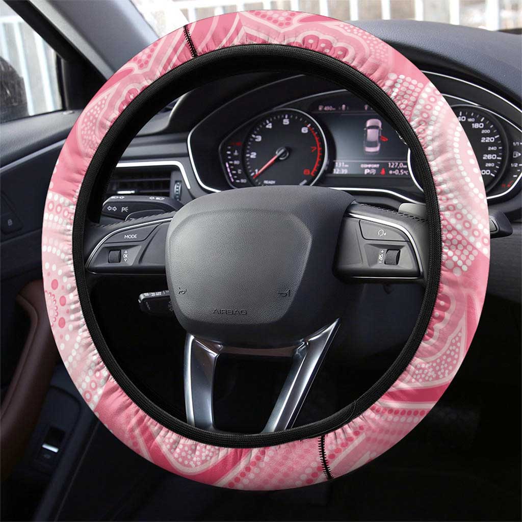 Pink Butterfly Spirit Steering Wheel Cover Australia’s Breast Cancer Awareness - Aussie Hoodie