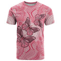 Personalized Pink Butterfly Spirit T Shirt Australia’s Breast Cancer Awareness - Aussie Hoodie