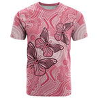 Personalized Pink Butterfly Spirit T Shirt Australia’s Breast Cancer Awareness - Aussie Hoodie