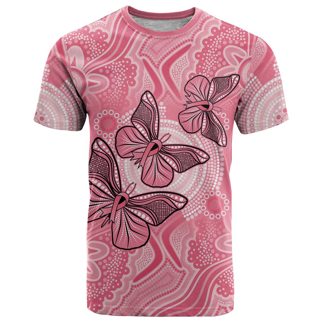 Personalized Pink Butterfly Spirit T Shirt Australia’s Breast Cancer Awareness - Aussie Hoodie