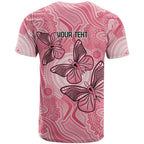 Personalized Pink Butterfly Spirit T Shirt Australia’s Breast Cancer Awareness - Aussie Hoodie