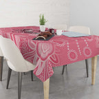 Personalized Pink Butterfly Spirit Tablecloth Australia’s Breast Cancer Awareness - Aussie Hoodie