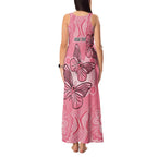 Personalized Pink Butterfly Spirit Tank Maxi Dress Australia’s Breast Cancer Awareness - Aussie Hoodie