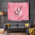 Personalized Pink Butterfly Spirit Tapestry Australia’s Breast Cancer Awareness - Aussie Hoodie