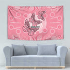 Personalized Pink Butterfly Spirit Tapestry Australia’s Breast Cancer Awareness - Aussie Hoodie