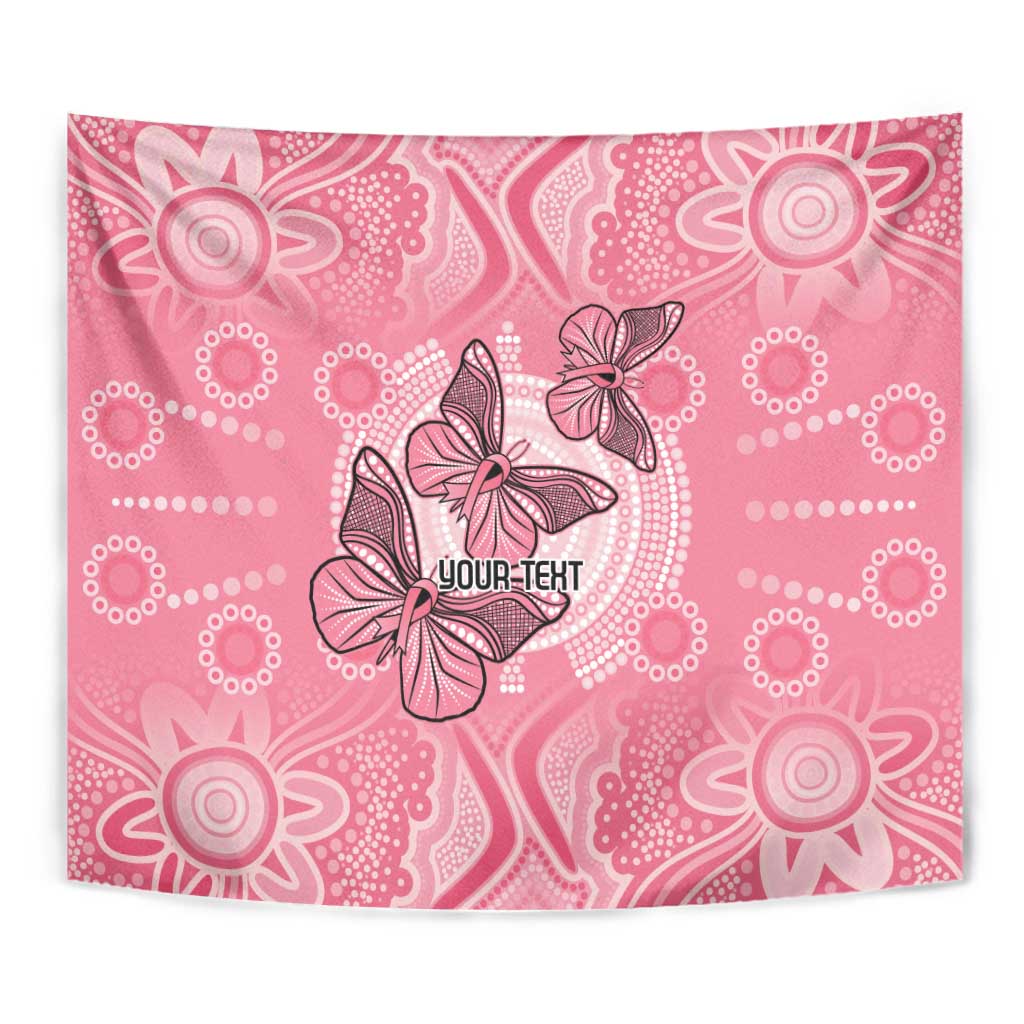 Personalized Pink Butterfly Spirit Tapestry Australia’s Breast Cancer Awareness - Aussie Hoodie