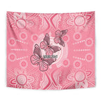 Personalized Pink Butterfly Spirit Tapestry Australia’s Breast Cancer Awareness - Aussie Hoodie