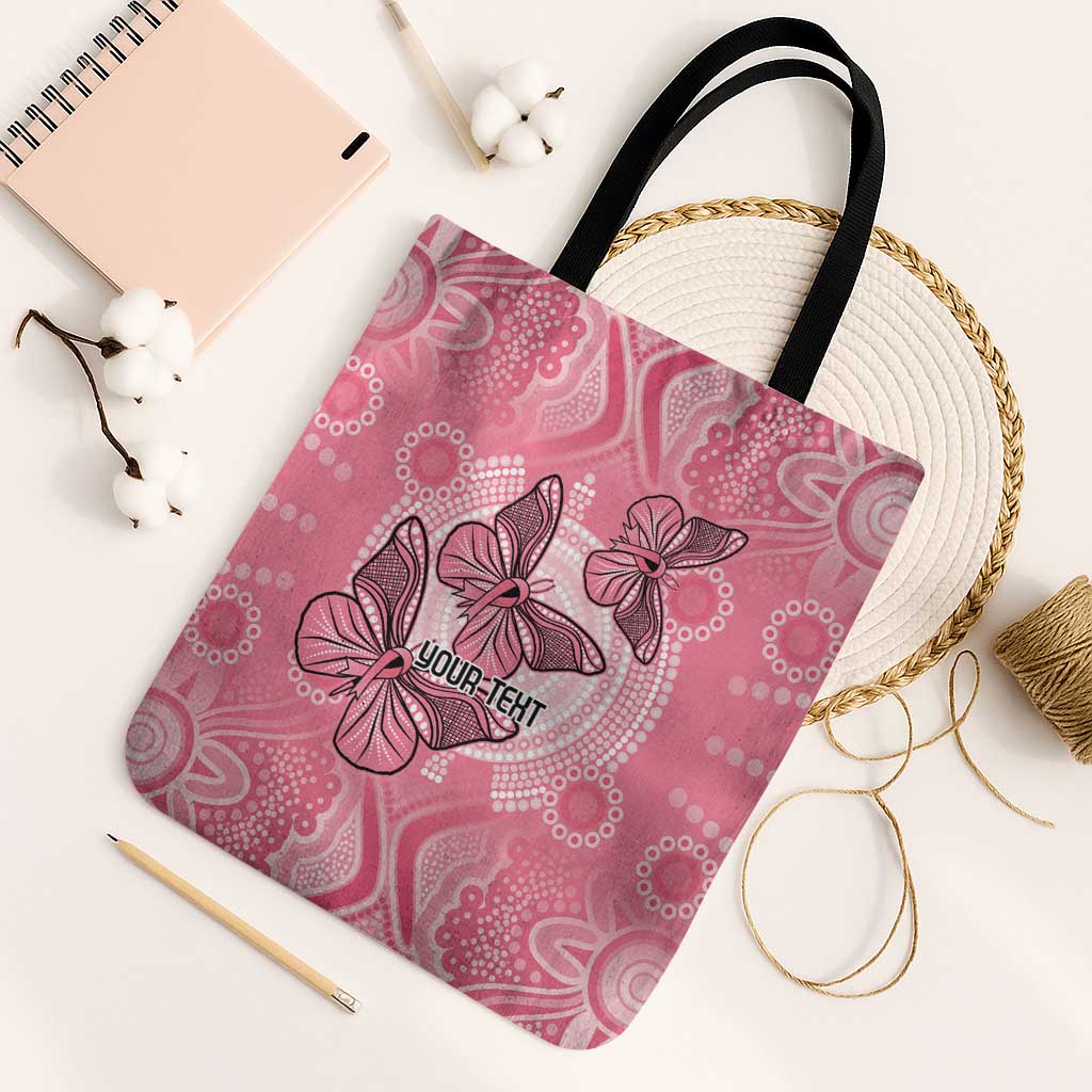 Personalized Pink Butterfly Spirit Tote Bag Australia’s Breast Cancer Awareness - Aussie Hoodie