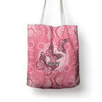 Personalized Pink Butterfly Spirit Tote Bag Australia’s Breast Cancer Awareness - Aussie Hoodie