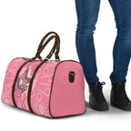 Personalized Pink Butterfly Spirit Travel Bag Australia’s Breast Cancer Awareness - Aussie Hoodie