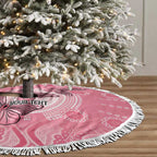 Personalized Pink Butterfly Spirit Tree Skirt Australia’s Breast Cancer Awareness - Aussie Hoodie