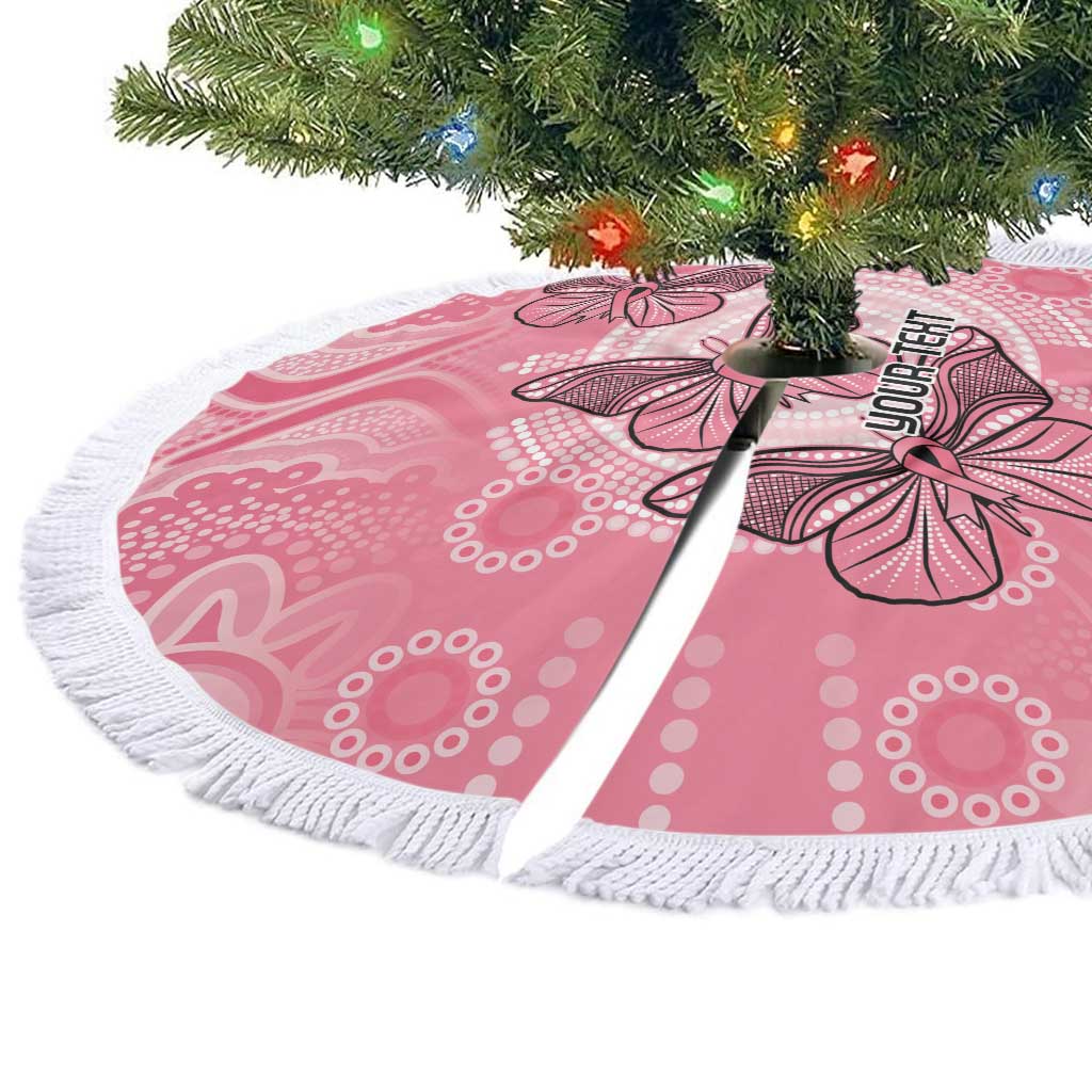 Personalized Pink Butterfly Spirit Tree Skirt Australia’s Breast Cancer Awareness - Aussie Hoodie
