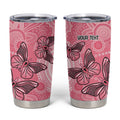 Personalized Pink Butterfly Spirit Tumbler Cup Australia’s Breast Cancer Awareness - Aussie Hoodie