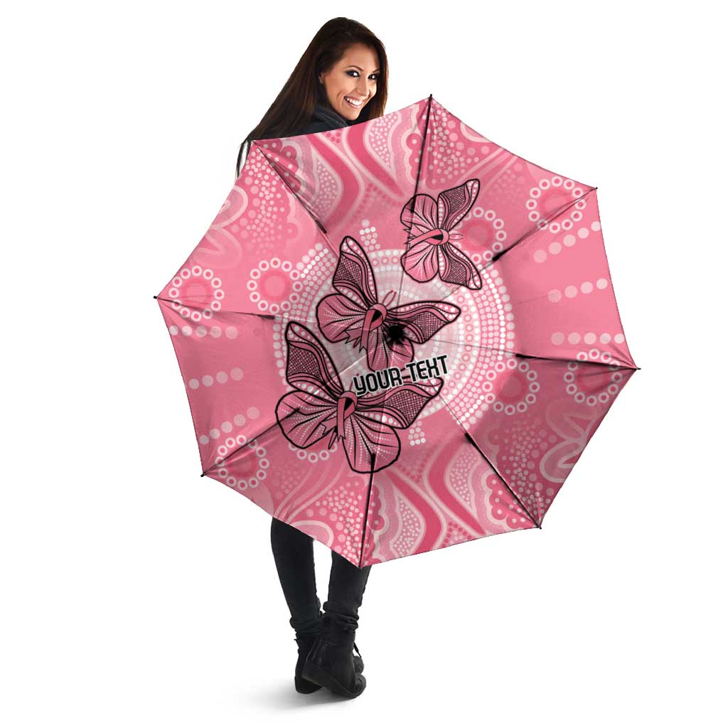 Personalized Pink Butterfly Spirit Umbrella Australia’s Breast Cancer Awareness - Aussie Hoodie