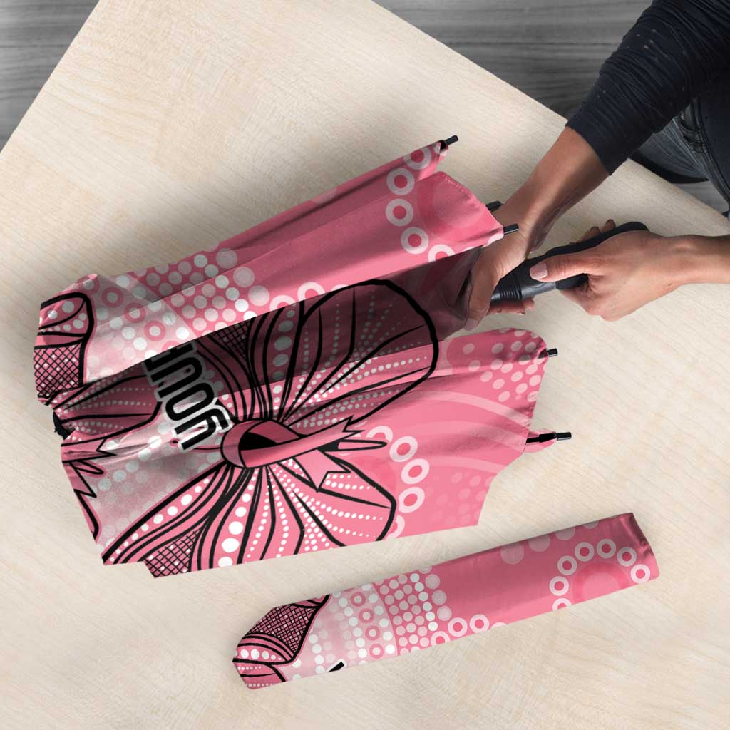 Personalized Pink Butterfly Spirit Umbrella Australia’s Breast Cancer Awareness - Aussie Hoodie