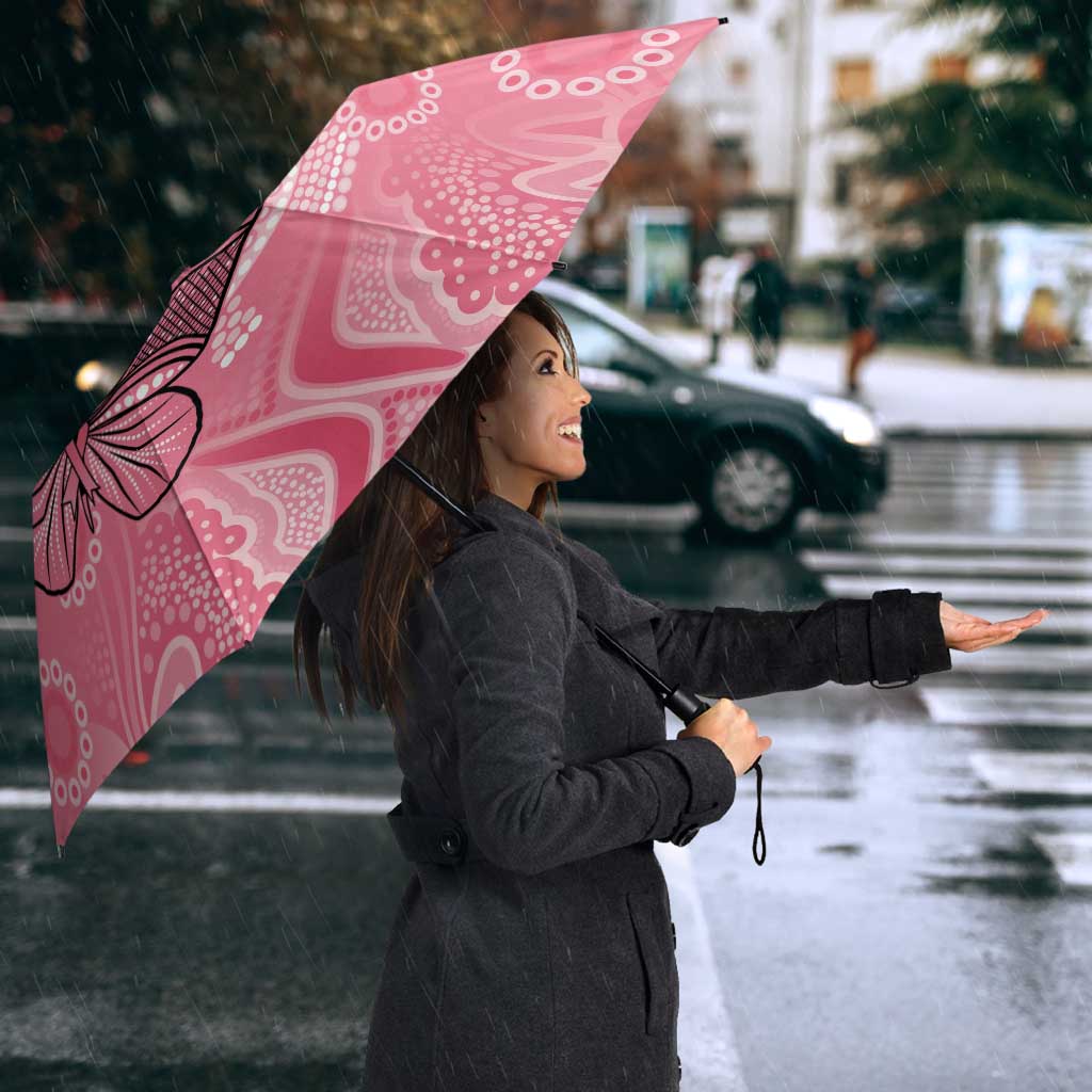 Personalized Pink Butterfly Spirit Umbrella Australia’s Breast Cancer Awareness - Aussie Hoodie