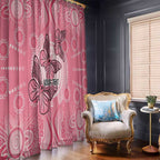 Personalized Pink Butterfly Spirit Window Curtain Australia’s Breast Cancer Awareness - Aussie Hoodie