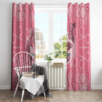 Personalized Pink Butterfly Spirit Window Curtain Australia’s Breast Cancer Awareness - Aussie Hoodie