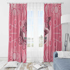 Personalized Pink Butterfly Spirit Window Curtain Australia’s Breast Cancer Awareness - Aussie Hoodie