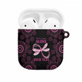 Personalized Pink Dragonfly Aboriginal of Hope AirPods Case Australia’s Breast Cancer Awareness - Aussie Hoodie