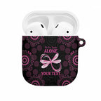 Personalized Pink Dragonfly Aboriginal of Hope AirPods Case Australia’s Breast Cancer Awareness - Aussie Hoodie