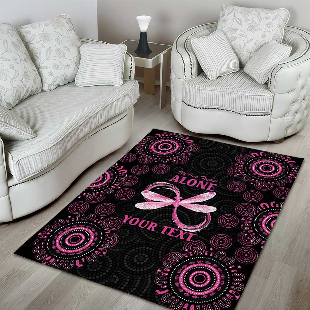 Personalized Pink Dragonfly Aboriginal of Hope Area Rug Australia’s Breast Cancer Awareness - Aussie Hoodie
