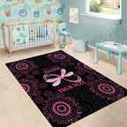 Personalized Pink Dragonfly Aboriginal of Hope Area Rug Australia’s Breast Cancer Awareness - Aussie Hoodie