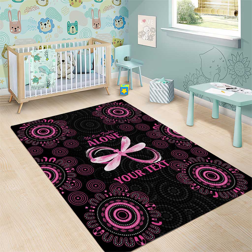 Personalized Pink Dragonfly Aboriginal of Hope Area Rug Australia’s Breast Cancer Awareness - Aussie Hoodie