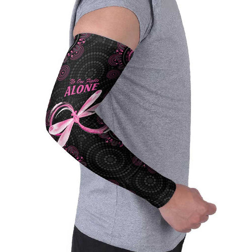 Personalized Pink Dragonfly Aboriginal of Hope Arm Sleeves Australia’s Breast Cancer Awareness - Aussie Hoodie